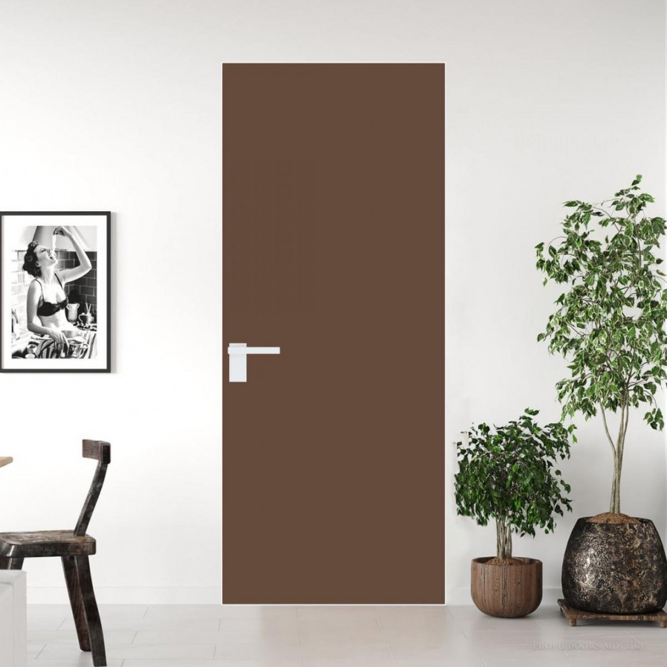 Межкомнатная дверь ProfilDoors 1 AGK цвет Монохром гляссе триплекс кромка Вайт
