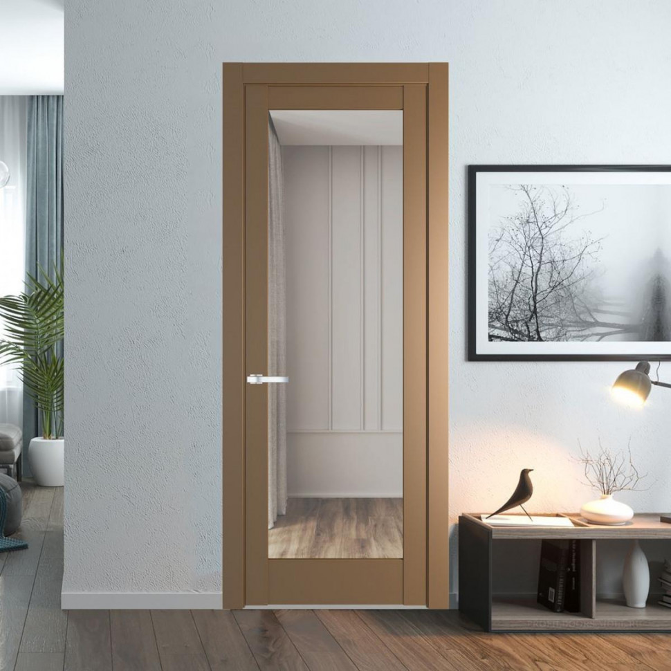 Межкомнатная дверь ProfilDoors 1.1.2PM Перламутр золото Прозрачное