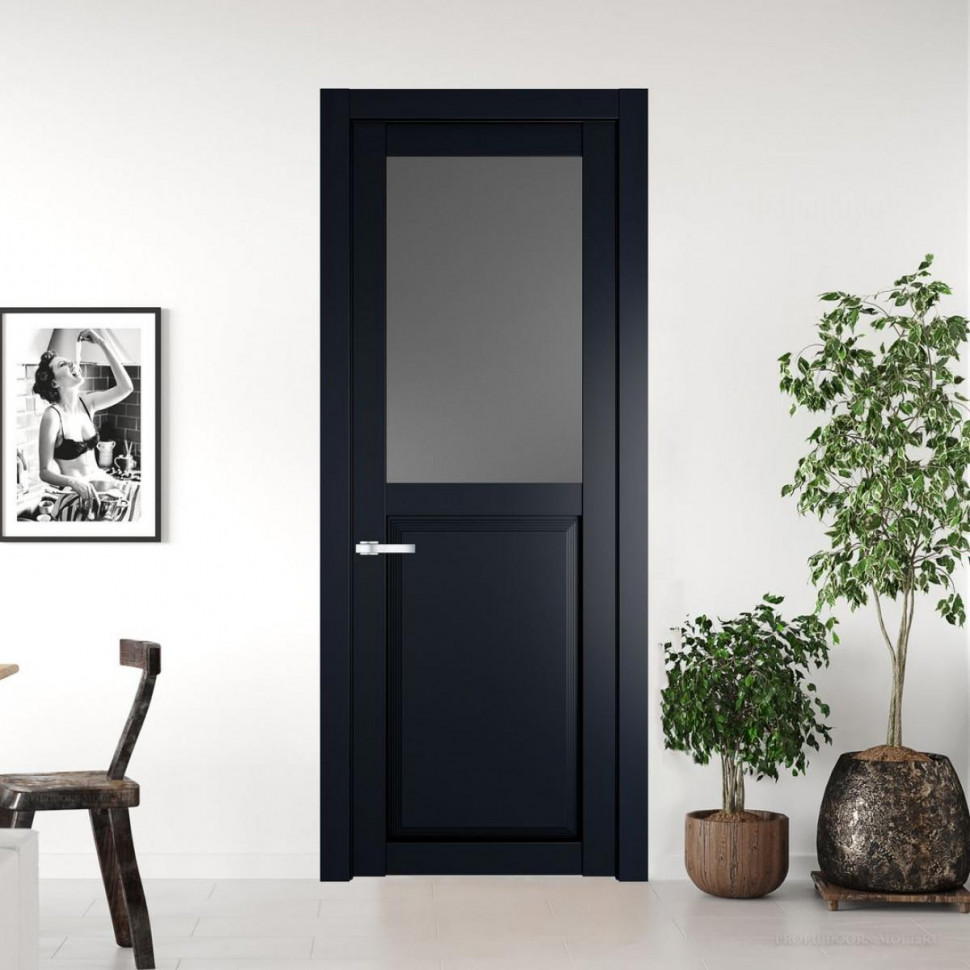 Межкомнатная дверь ProfilDoors 2.6.2 PD цвет Нэви Блу вставка Графит