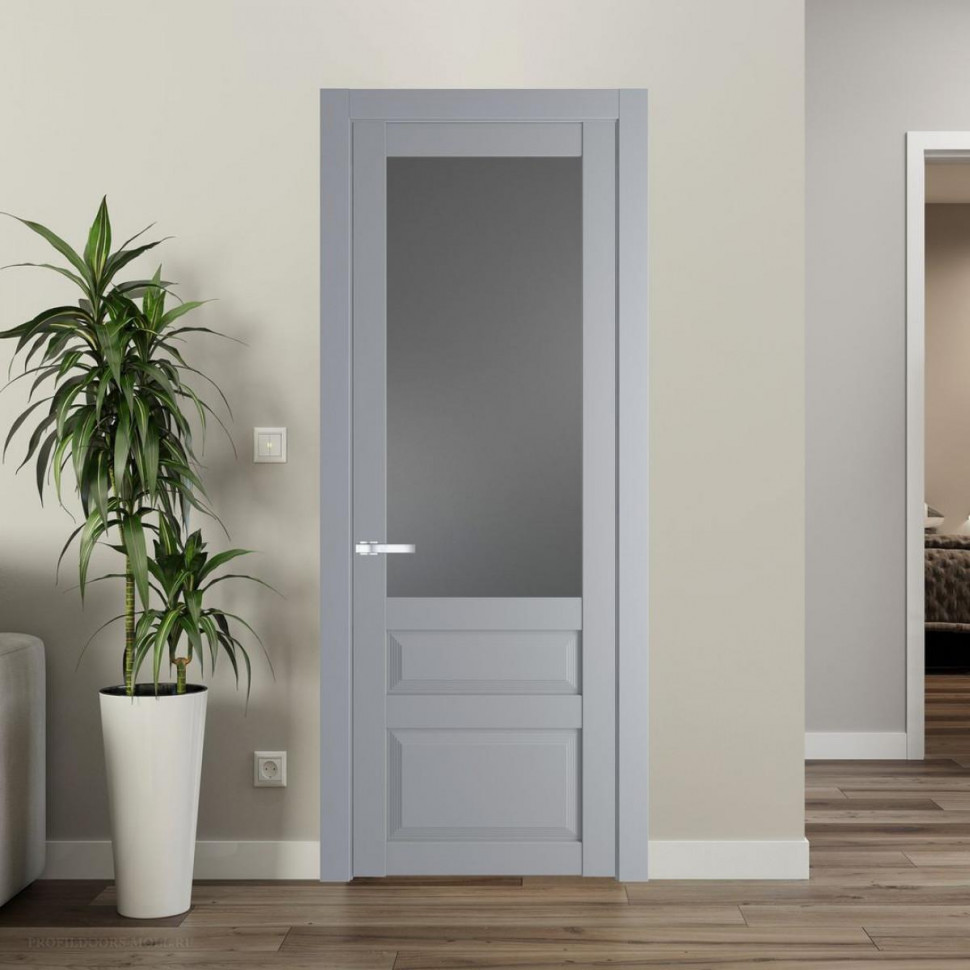 Межкомнатная дверь ProfilDoors 2.5.3 PD цвет Смоки вставка Графит