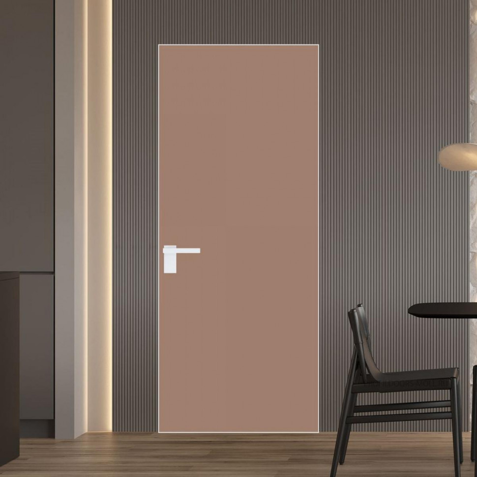 Межкомнатная дверь ProfilDoors 1 AGK цвет Монохром капучино триплекс кромка Вайт