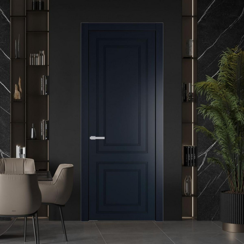 Межкомнатная дверь ProfilDoors 27 PW Нэви Блу Глухая