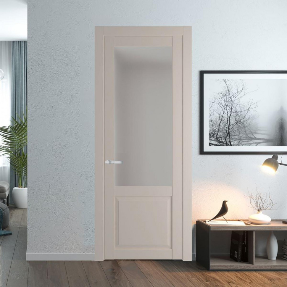 Межкомнатная дверь ProfilDoors 2.2.2 PD цвет Сэнд вставка Матовое