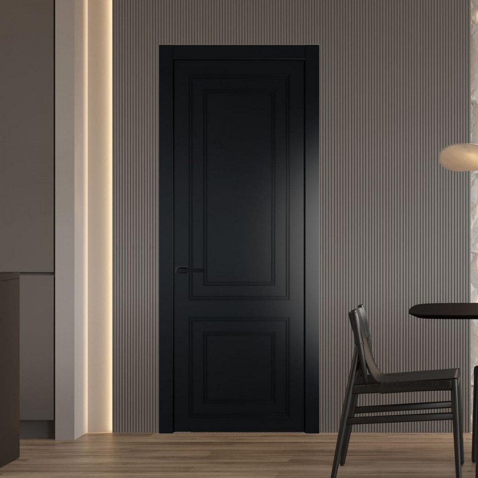 Межкомнатная дверь ProfilDoors 27 PW Блэк Глухая