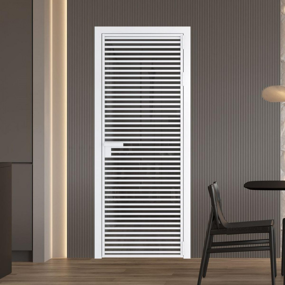 Межкомнатная дверь ProfilDoors 12 AG стекло Тонированное цвет профиля Вайт