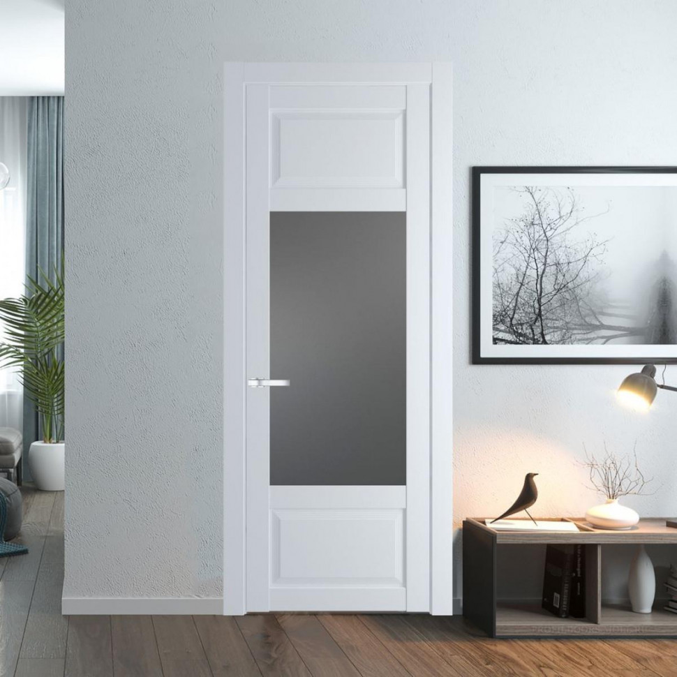 Межкомнатная дверь ProfilDoors 2.3.3 PD цвет Вайт вставка Графит