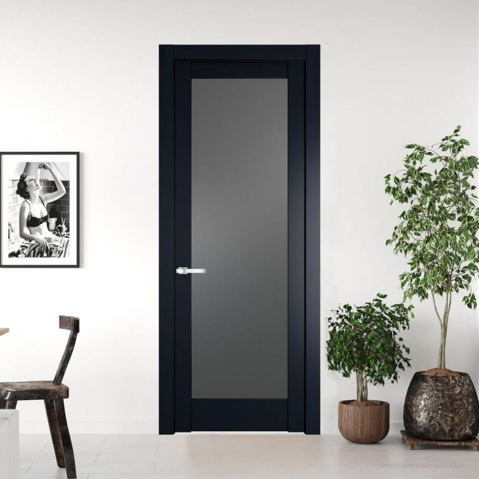 Межкомнатная дверь ProfilDoors 1.1.2PM Нэви Блу Графит