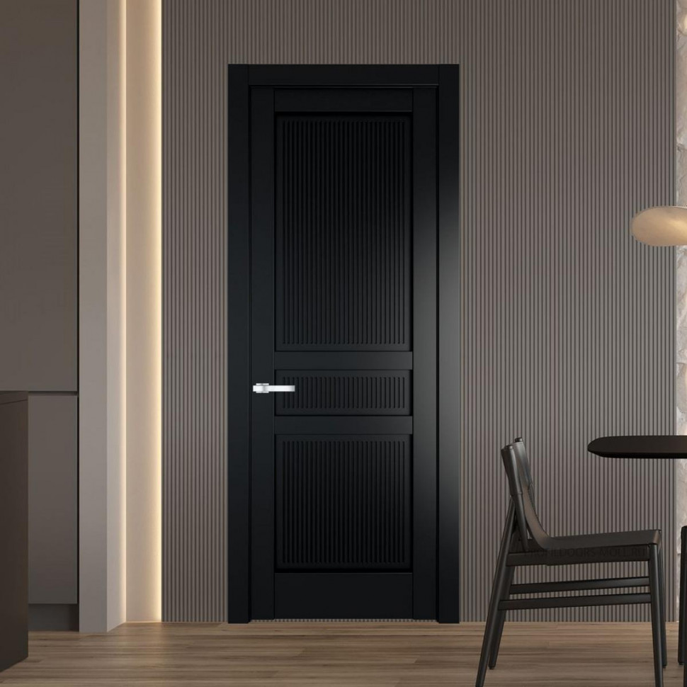 Межкомнатная дверь ProfilDoors 2.3.1 PM Блэк Глухая