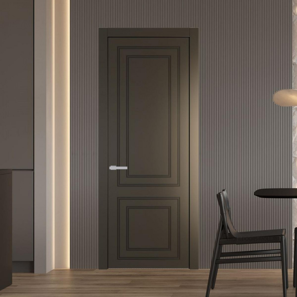 Межкомнатная дверь ProfilDoors 27 PW Перламутр бронза Глухая