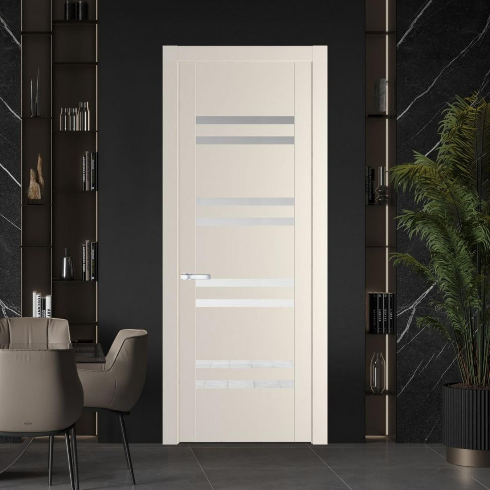 Межкомнатная дверь ProfilDoors 1.6P Кремовая Магнолия Прозрачное
