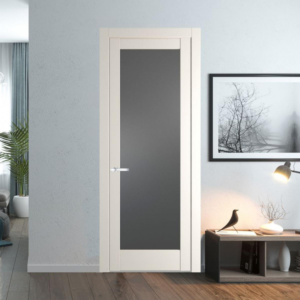 Межкомнатная дверь ProfilDoors 1.1.2PM Перламутр белый Графит