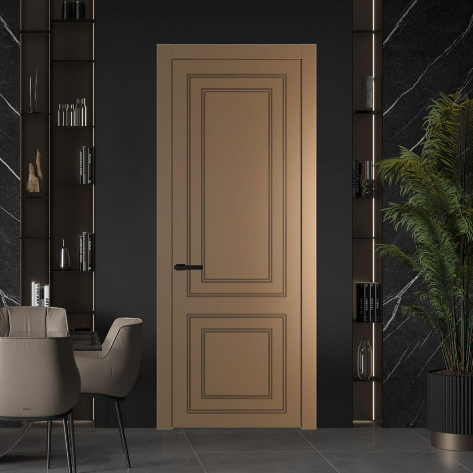 Межкомнатная дверь ProfilDoors 27 PW Перламутр золото Глухая