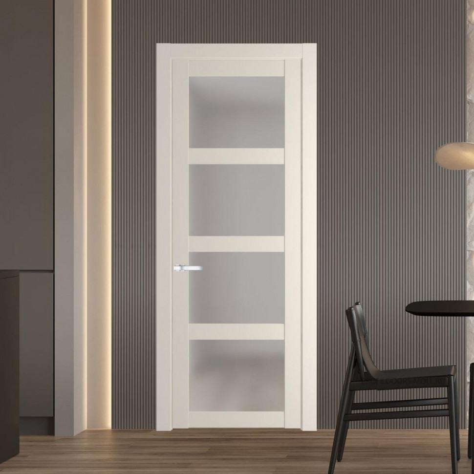 Межкомнатная дверь ProfilDoors 1.4.2 PD цвет Кремовая Магнолия вставка Матовое