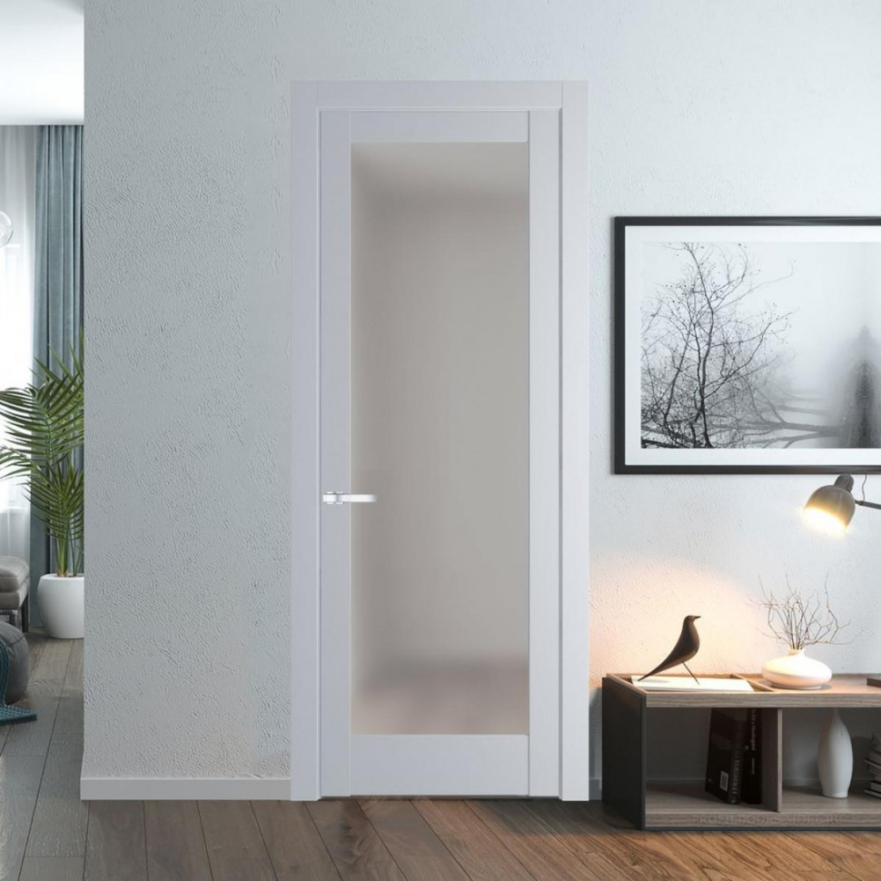 Межкомнатная дверь ProfilDoors 4.1.2 PD цвет Лайт Грей вставка Матовое