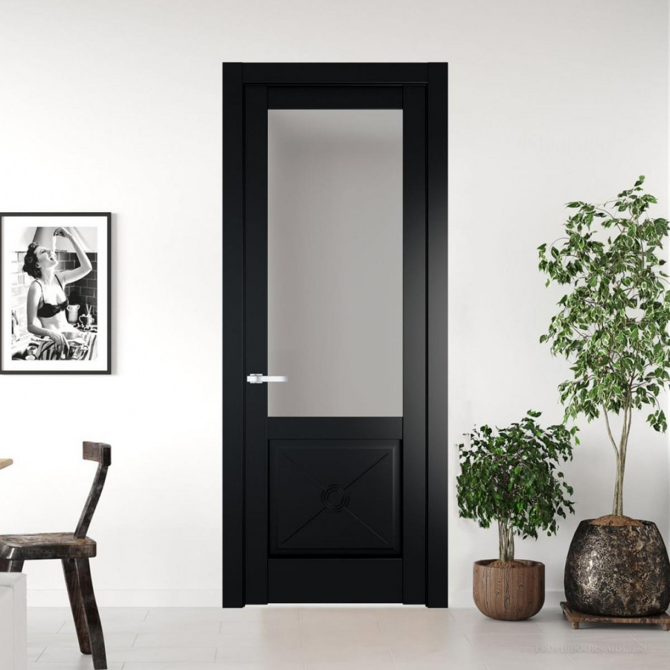 Межкомнатная дверь ProfilDoors 1.2.2PM Блэк Матовое
