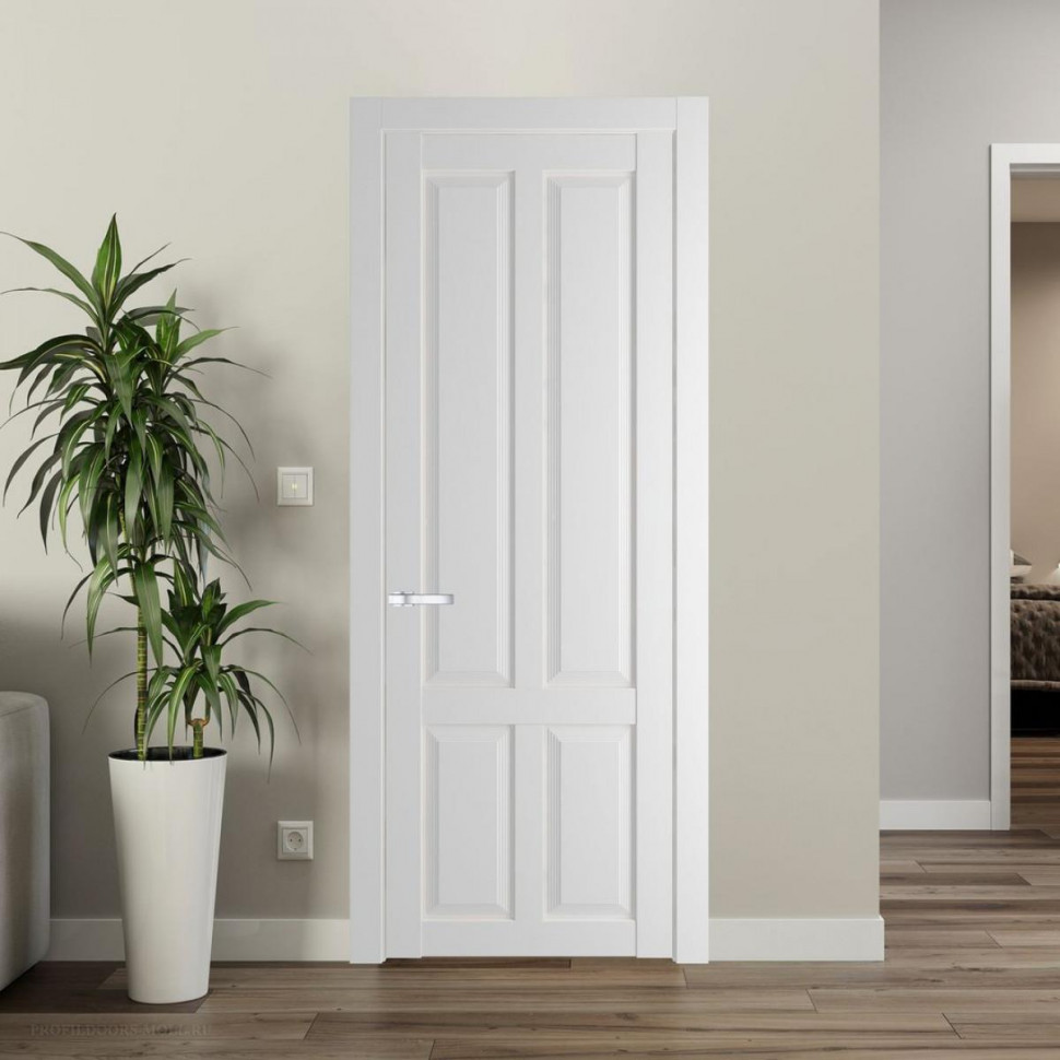 Межкомнатная дверь ProfilDoors 2.8.1 PD цвет Крем Вайт вставка Глухая