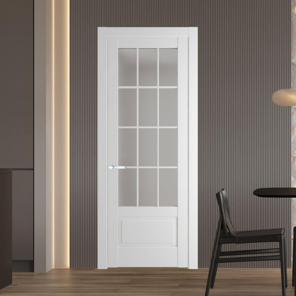 Межкомнатная дверь ProfilDoors 3.2.2 (р.12) PD цвет Крем Вайт вставка Матовое