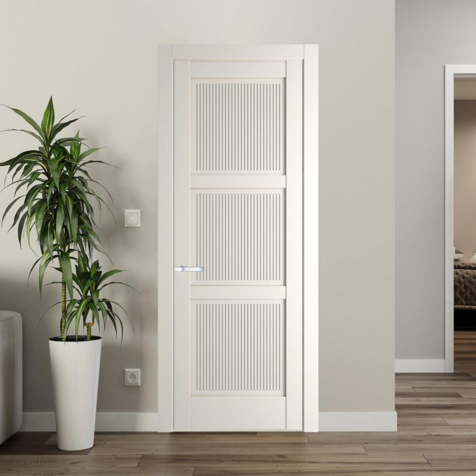 Межкомнатная дверь ProfilDoors 2.4.1 PM Перламутр белый Глухая