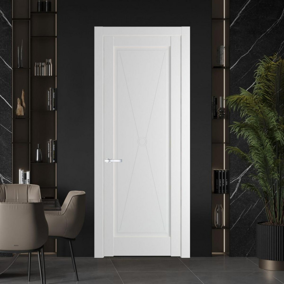 Межкомнатная дверь ProfilDoors 1.1.1 PM Крем Вайт Глухая