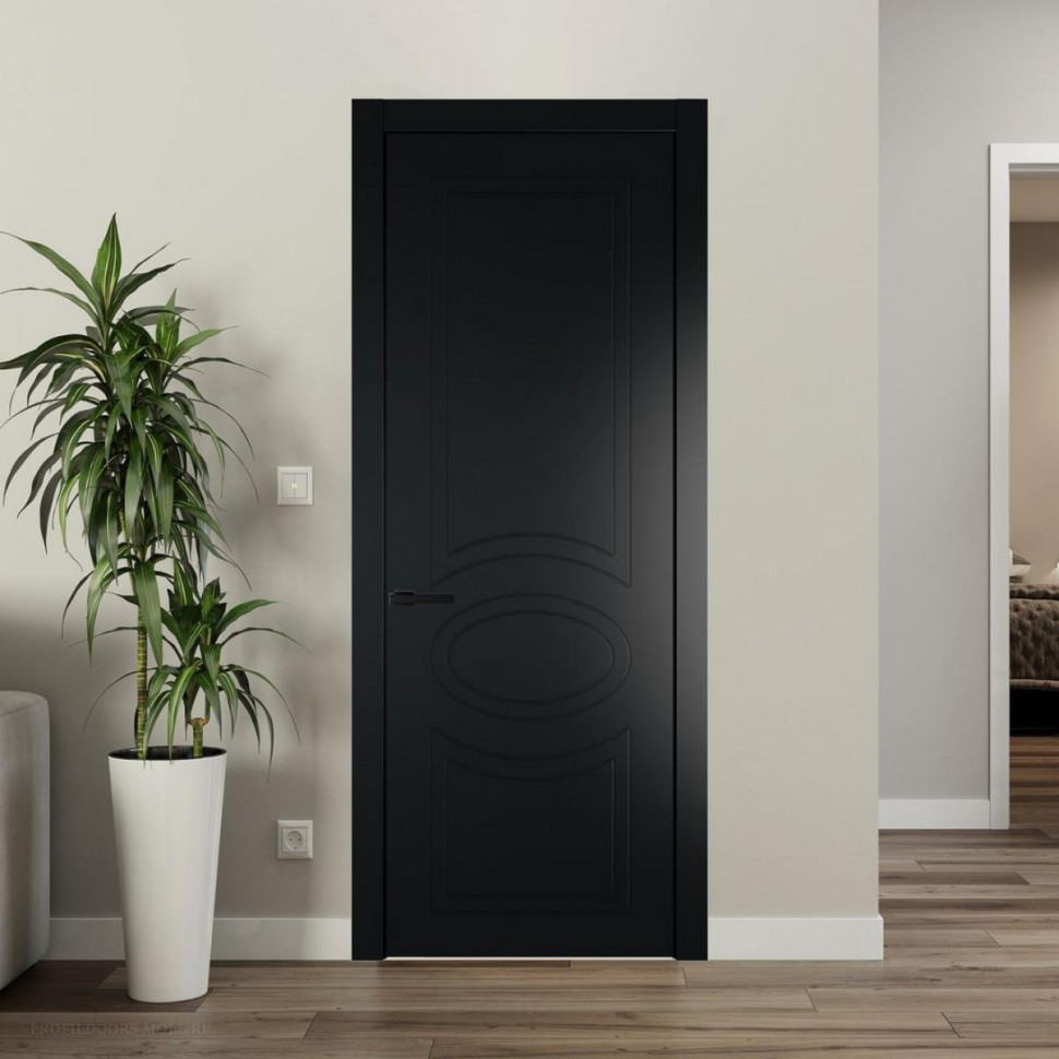 Межкомнатная дверь ProfilDoors 36 PW Блэк Глухая