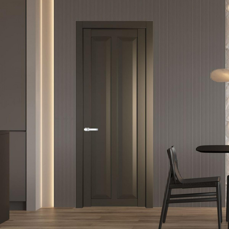 Межкомнатная дверь ProfilDoors 1.7.1 PD цвет Перламутр бронза вставка Глухая
