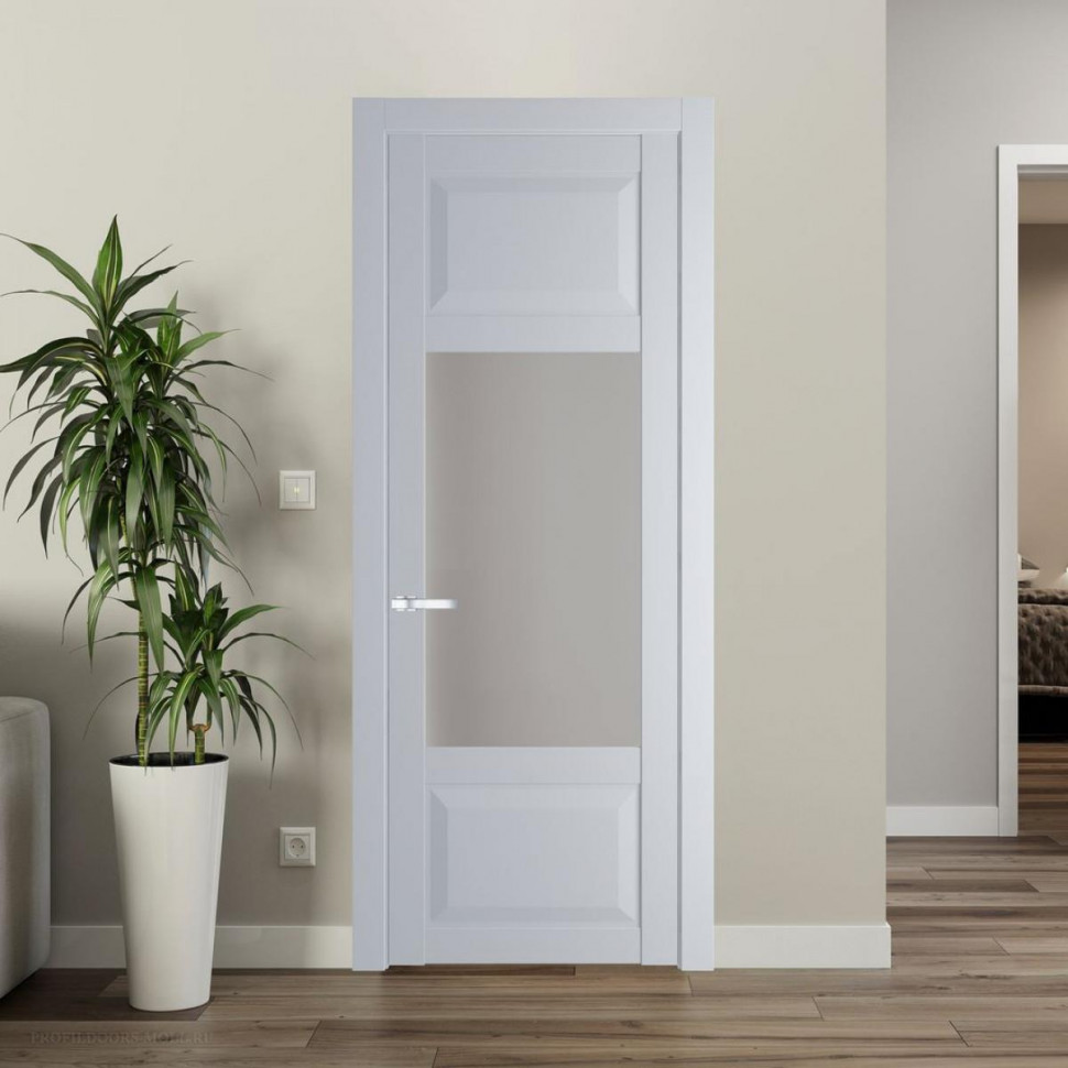 Межкомнатная дверь ProfilDoors 1.3.3 PD цвет Лайт Грей вставка Матовое