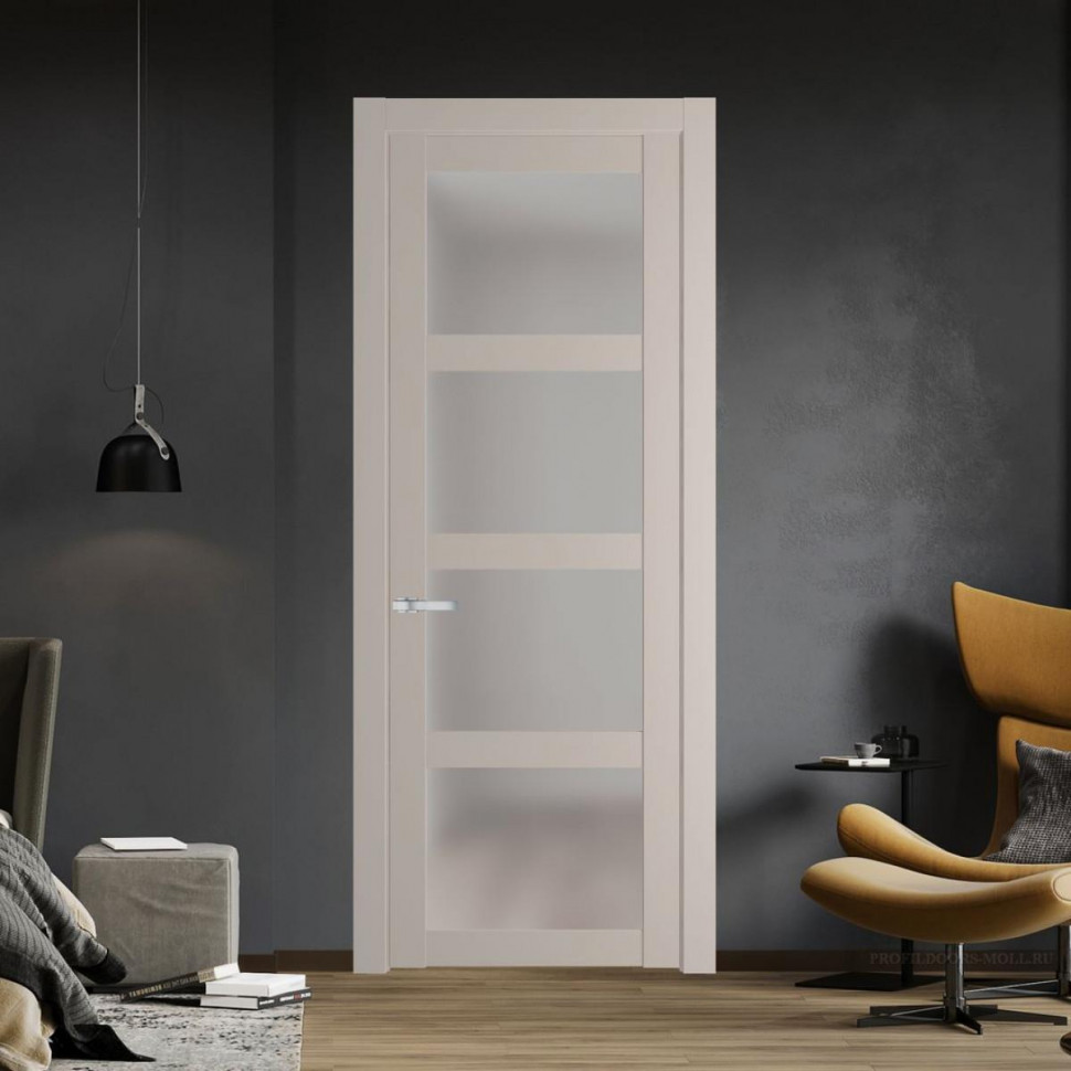Межкомнатная дверь ProfilDoors 1.4.2 PD цвет Сэнд вставка Матовое