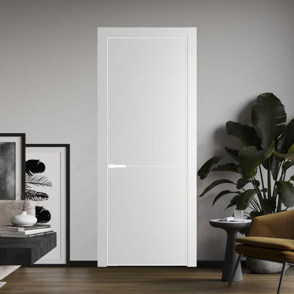Межкомнатная дверь ProfilDoors 16 PA Крем Вайт с профилем Вайт