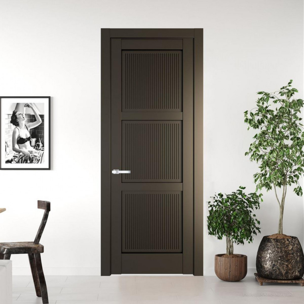 Межкомнатная дверь ProfilDoors 2.4.1 PM Перламутр бронза Глухая