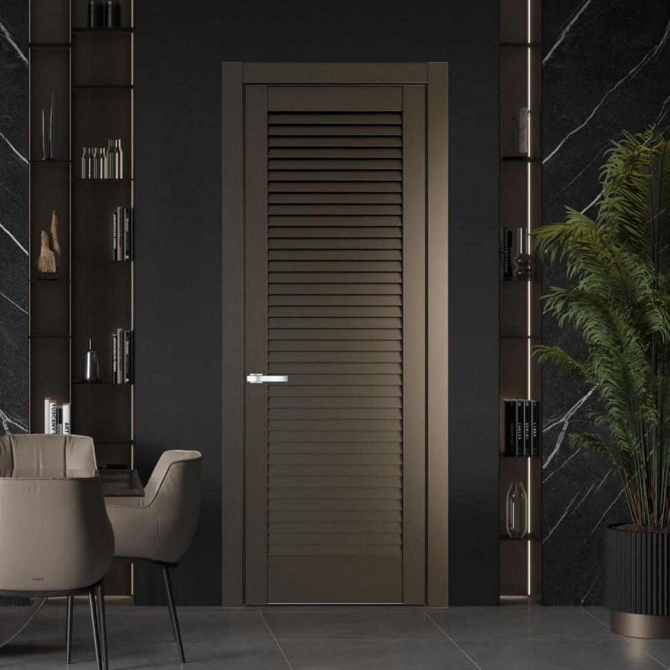 Межкомнатная дверь ProfilDoors 1.10P Перламутр бронза Глухая