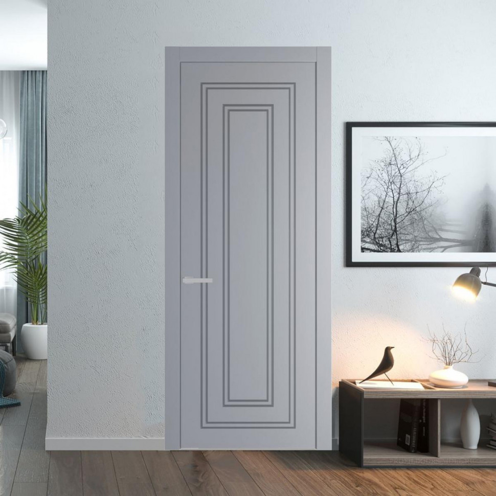 Межкомнатная дверь ProfilDoors 28 PW Смоки Глухая