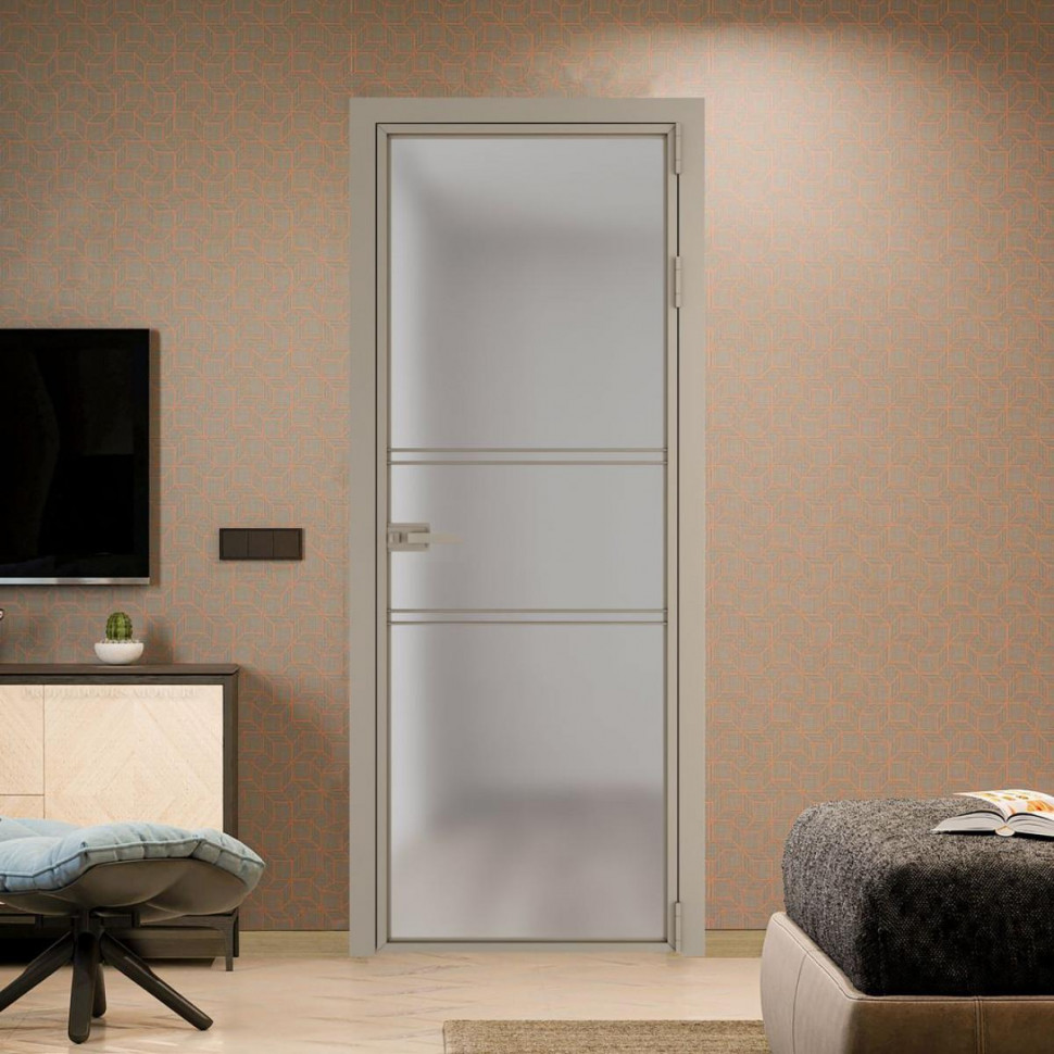 Межкомнатная дверь ProfilDoors 2 AX Матовое профиль Никель матовый