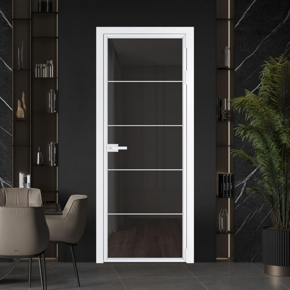 Межкомнатная дверь ProfilDoors 5 AX Тонированное профиль Вайт