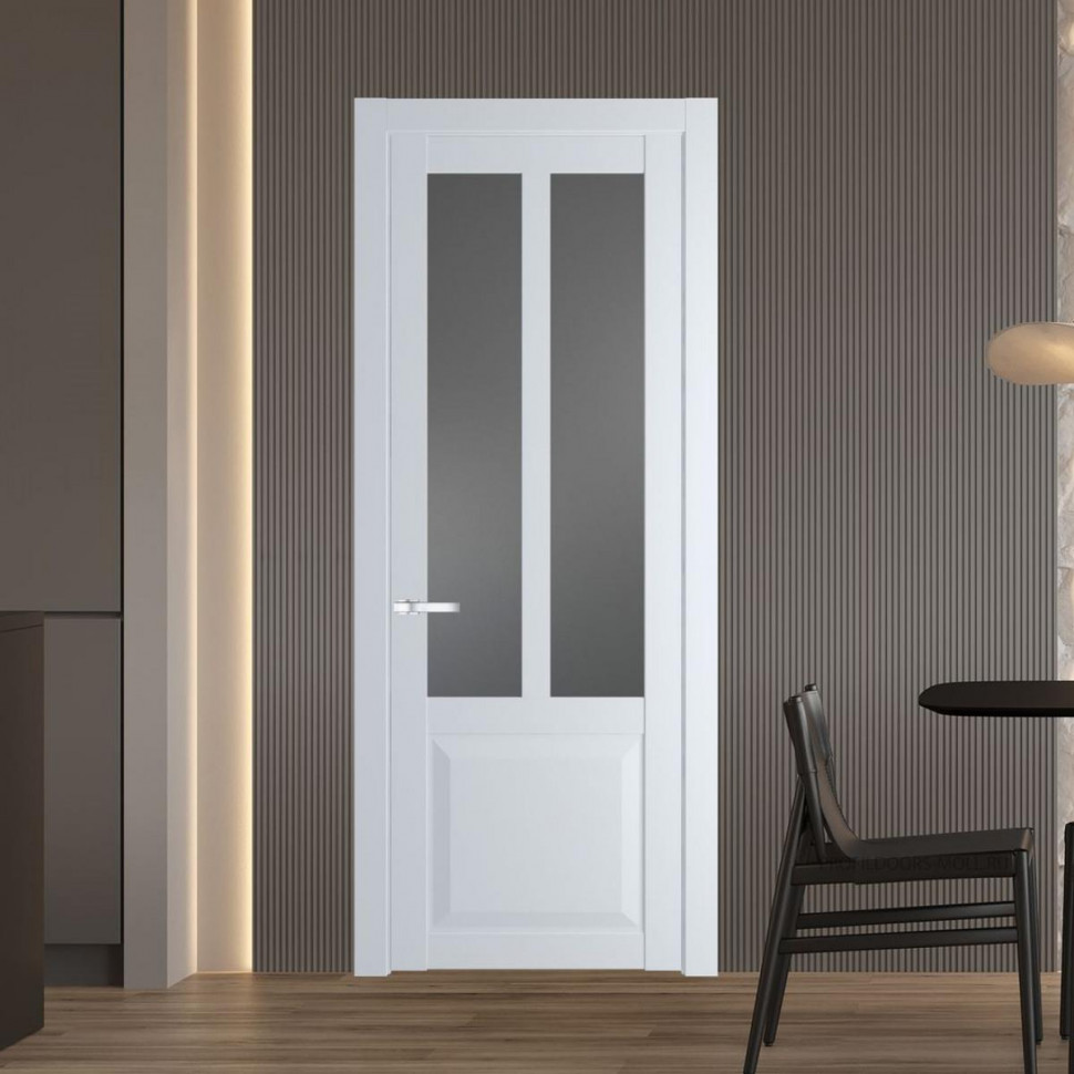 Межкомнатная дверь ProfilDoors 1.8.2 PD цвет Вайт вставка Графит