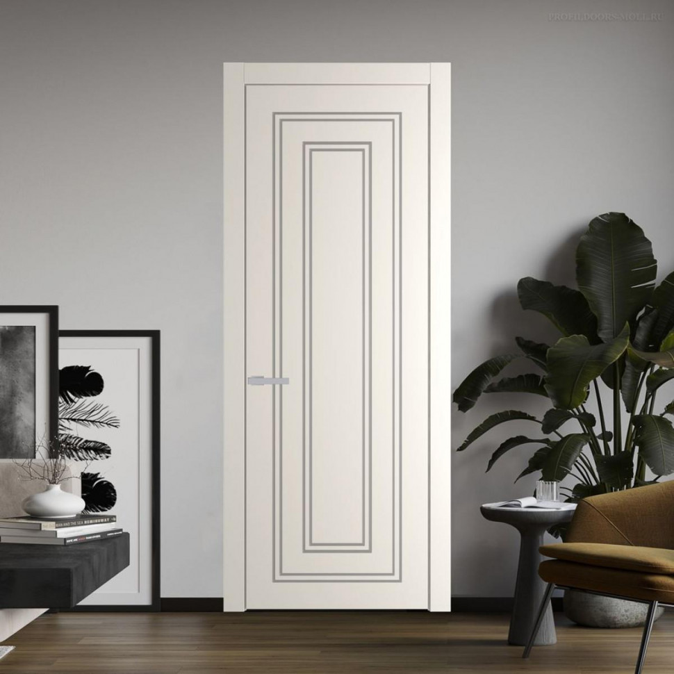 Межкомнатная дверь ProfilDoors 28 PW Перламутр белый Глухая
