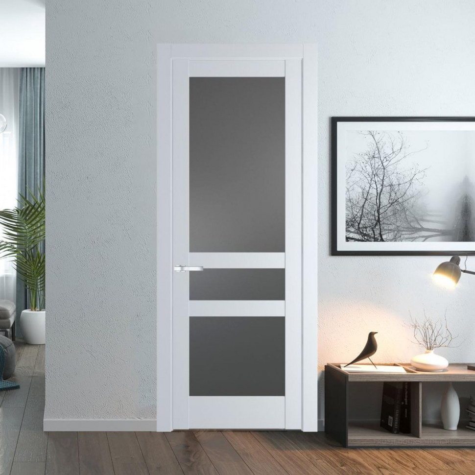 Межкомнатная дверь ProfilDoors 4.5.2 PD цвет Вайт вставка Графит