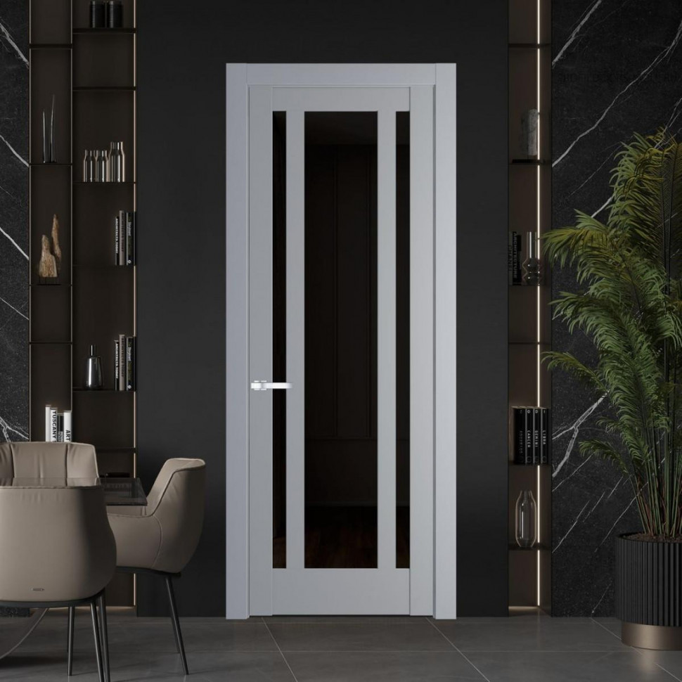 Межкомнатная дверь ProfilDoors 3.5.2PM Смоки Черное тонированное