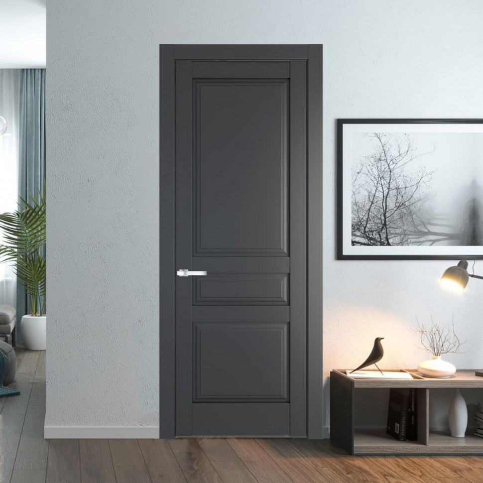 Межкомнатная дверь ProfilDoors 4.5.1 PD цвет Графит вставка Глухая