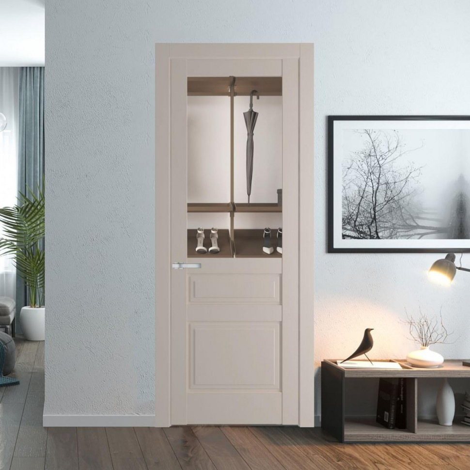 Межкомнатная дверь ProfilDoors 3.5.3 PD цвет Сэнд вставка Прозрачное
