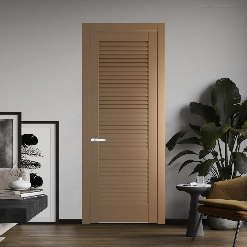 Межкомнатная дверь ProfilDoors 1.11P Перламутр золото Глухая
