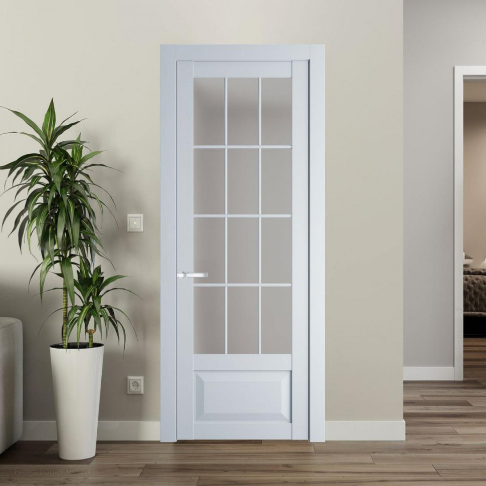 Межкомнатная дверь ProfilDoors 1.2.2 (р.12) PD цвет Вайт вставка Матовое