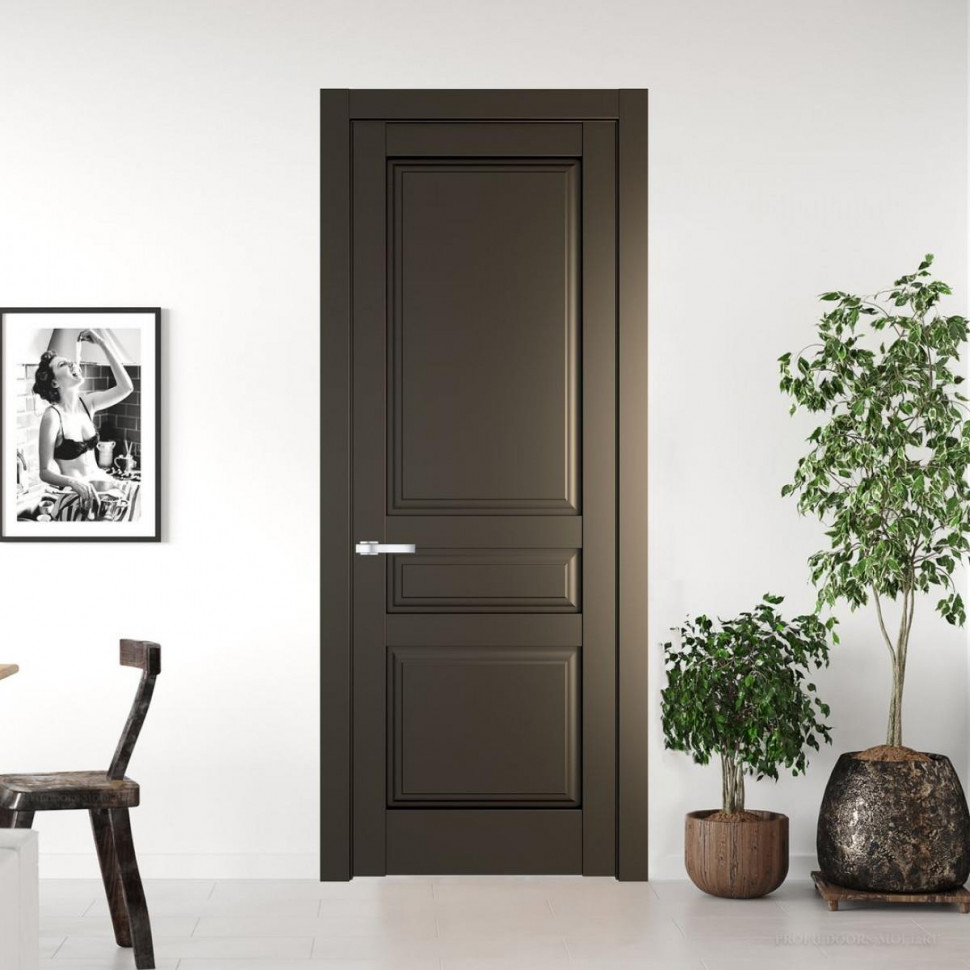 Межкомнатная дверь ProfilDoors 4.5.1 PD цвет Перламутр бронза вставка Глухая