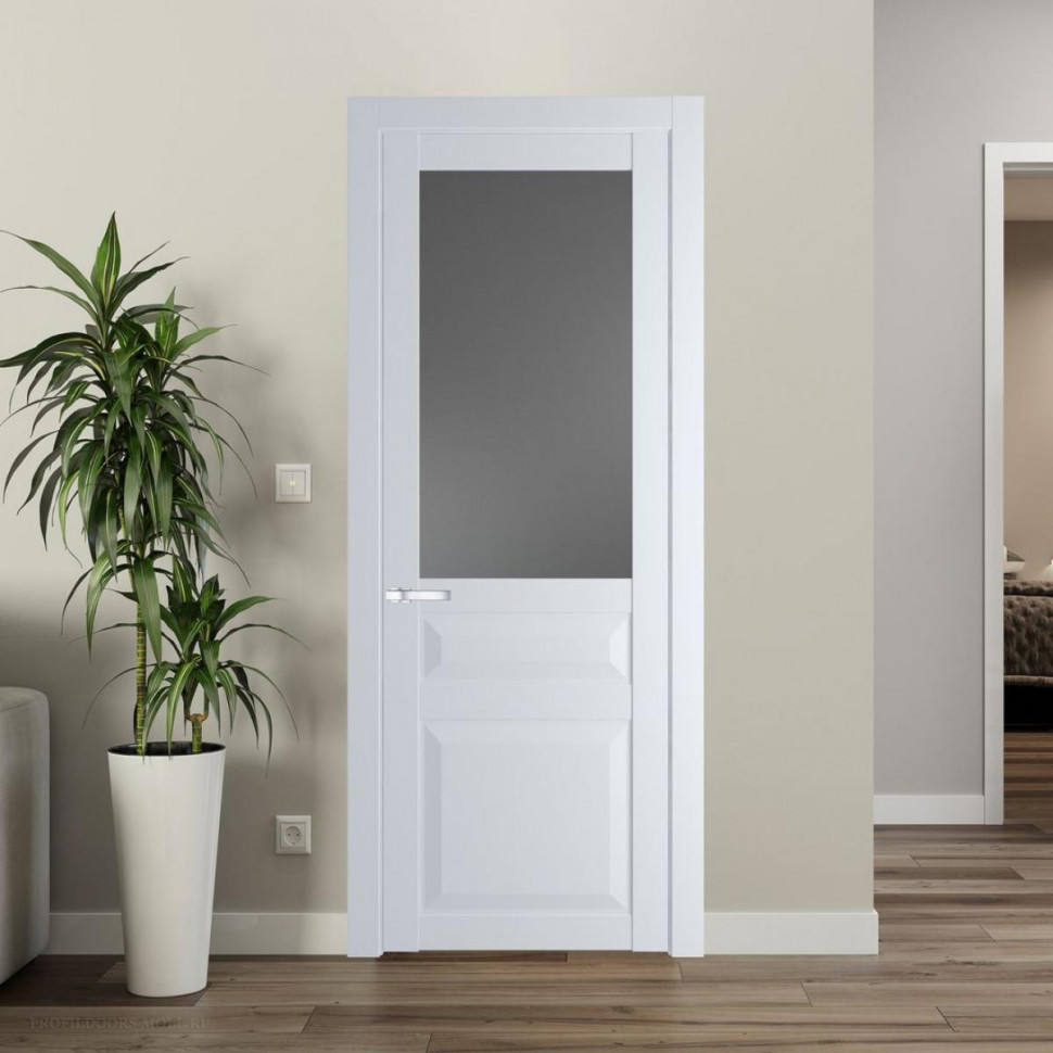 Межкомнатная дверь ProfilDoors 1.5.3 PD цвет Вайт вставка Графит