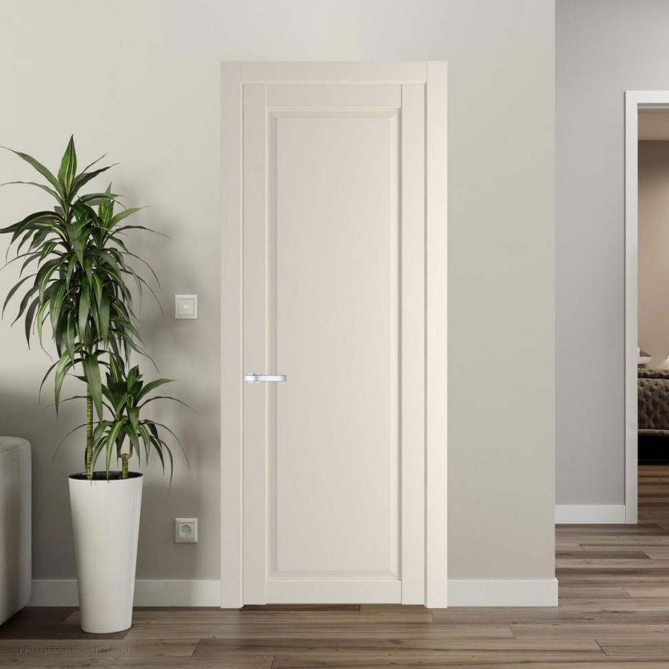 Межкомнатная дверь ProfilDoors 2.1.1 PD цвет Кремовая Магнолия вставка Глухая