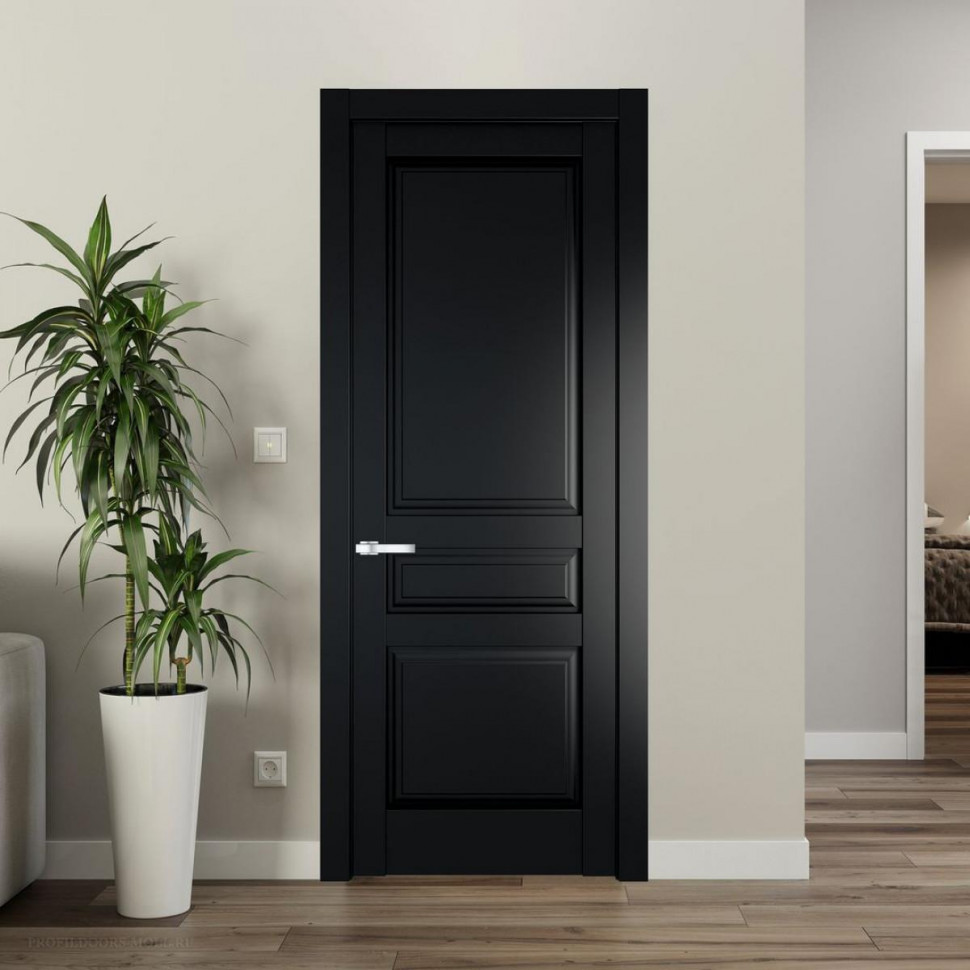 Межкомнатная дверь ProfilDoors 4.5.1 PD цвет Блэк вставка Глухая