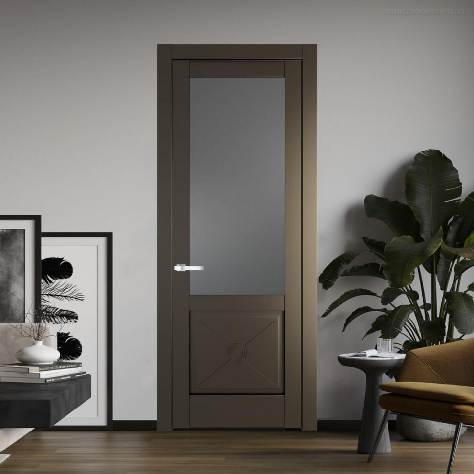 Межкомнатная дверь ProfilDoors 1.2.2PM Перламутр бронза Графит