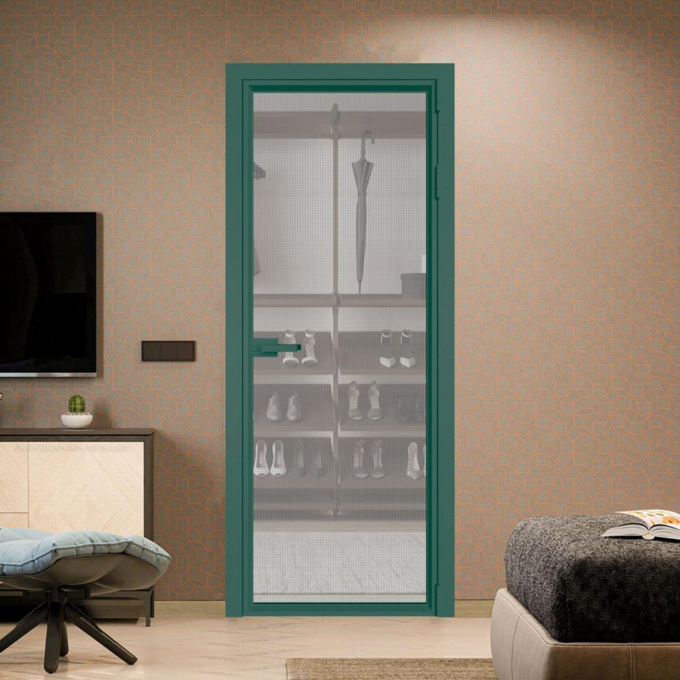 Межкомнатная дверь ProfilDoors 1 AV Кризет профиль Зеленый воск