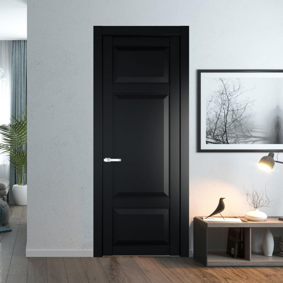 Межкомнатная дверь ProfilDoors 1.3.1 PD цвет Блэк вставка Глухая