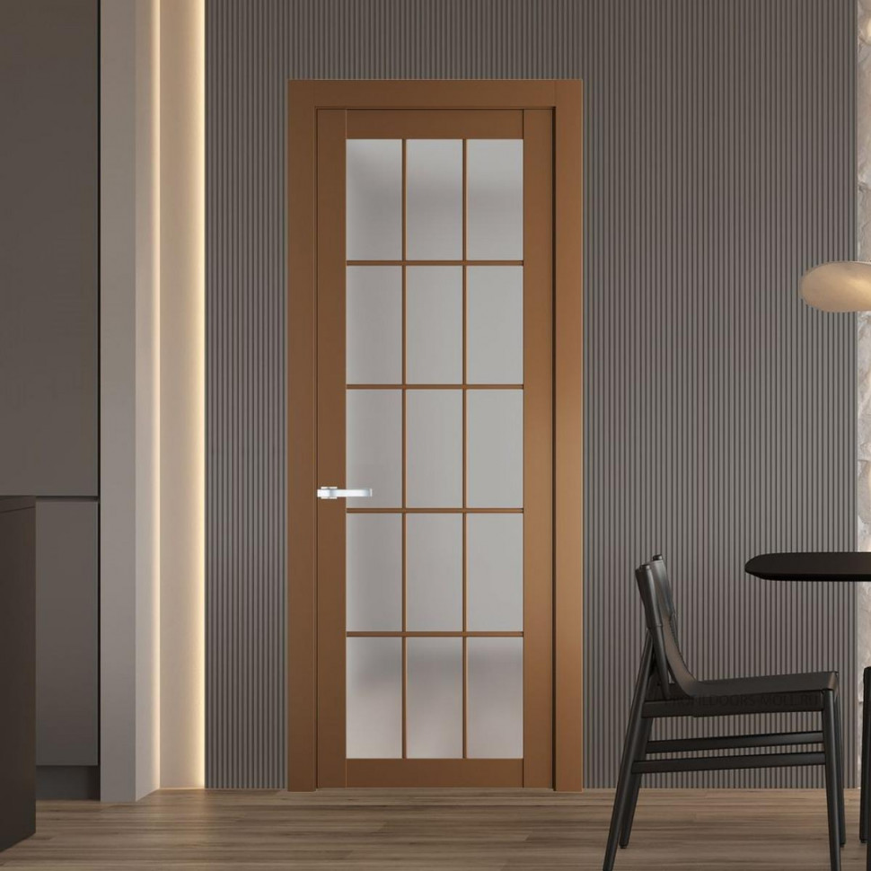 Межкомнатная дверь ProfilDoors 2.1.2 (р.15) PD цвет Перламутр золото вставка Матовое