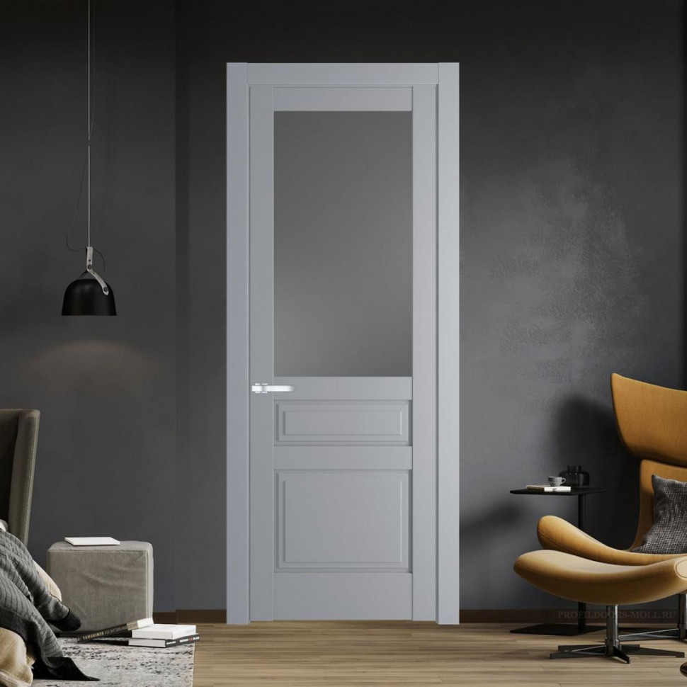 Межкомнатная дверь ProfilDoors 3.5.3 PD цвет Смоки вставка Графит